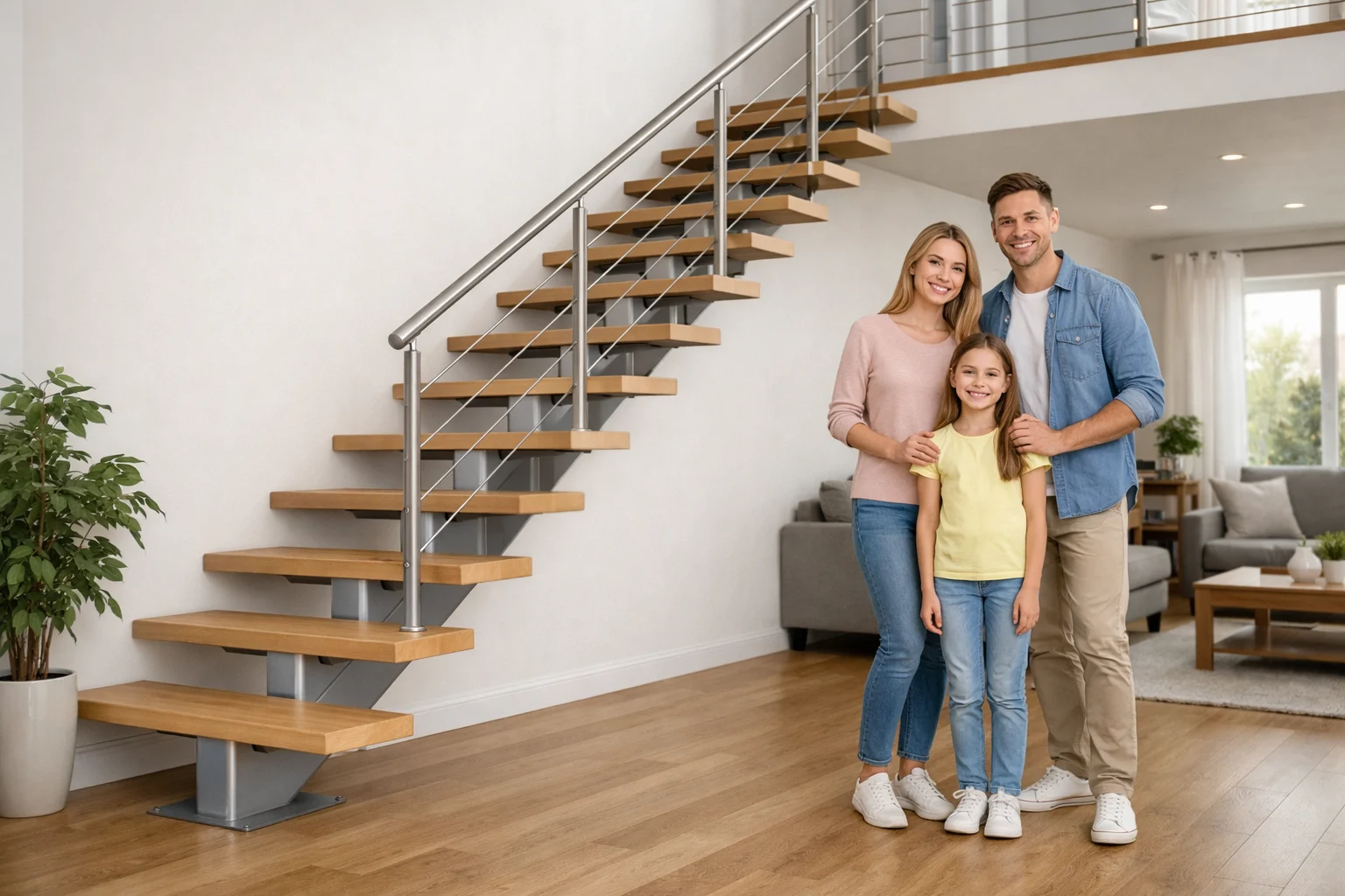 Модулна стълба DaNini в интериор