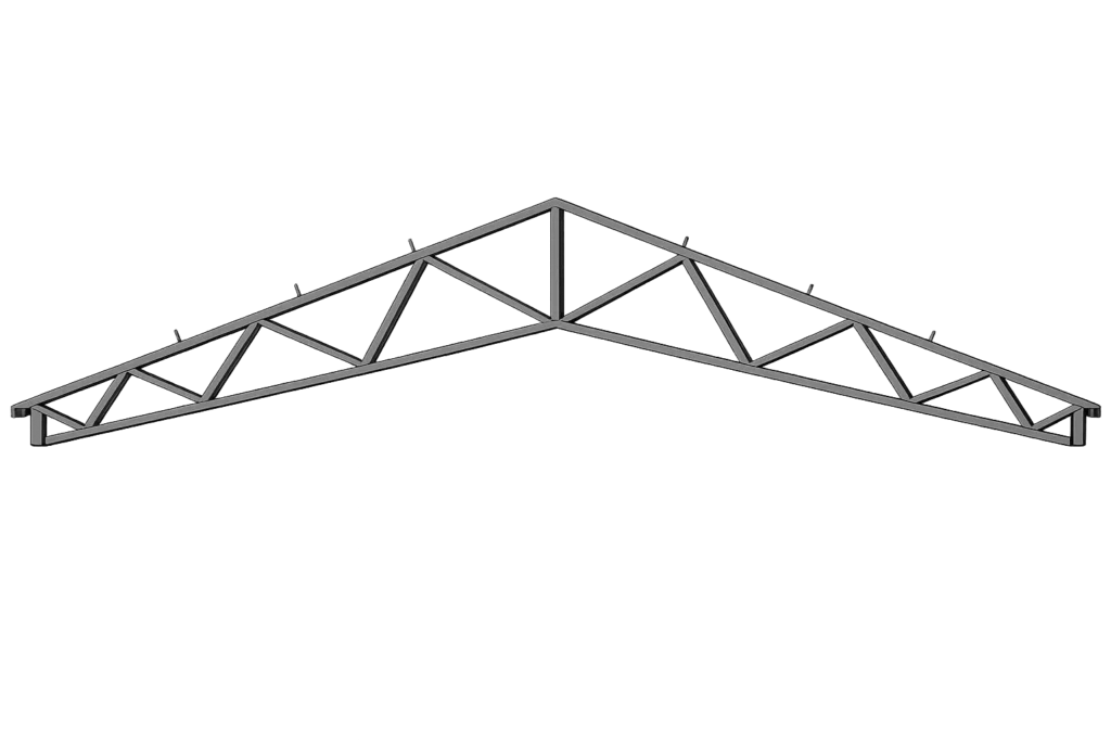Метална ферма за навес, триъгълна
